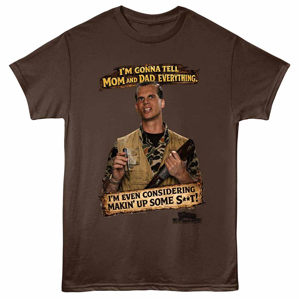 Weird Science Im Gonna Tell Dark Chocolate T-Shirt