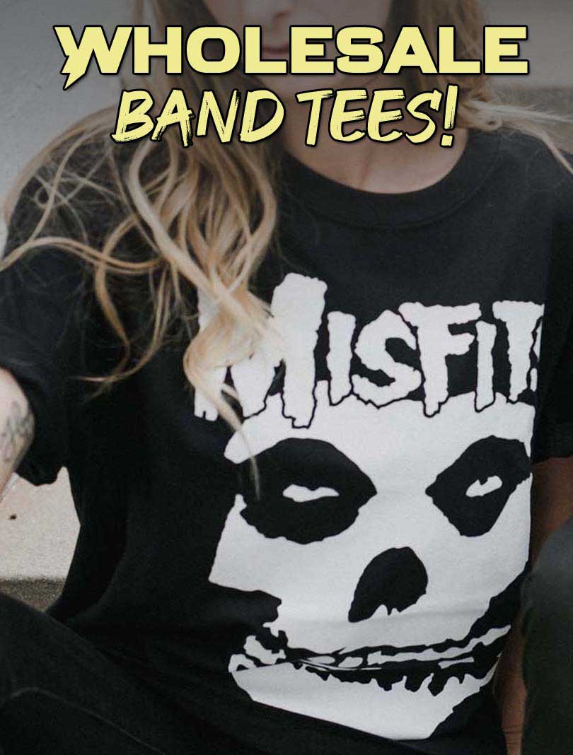 Wholesale sales band tees