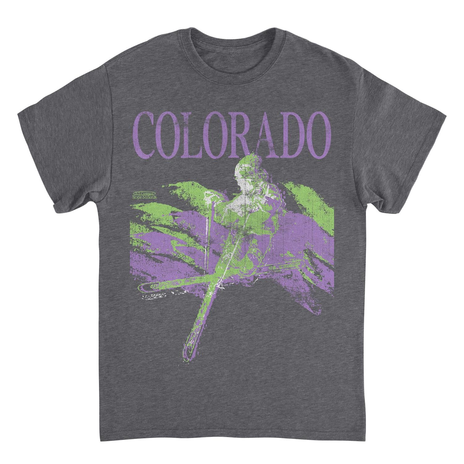 Wholesale Ski Colorado Heather Charcoal T-Shirt