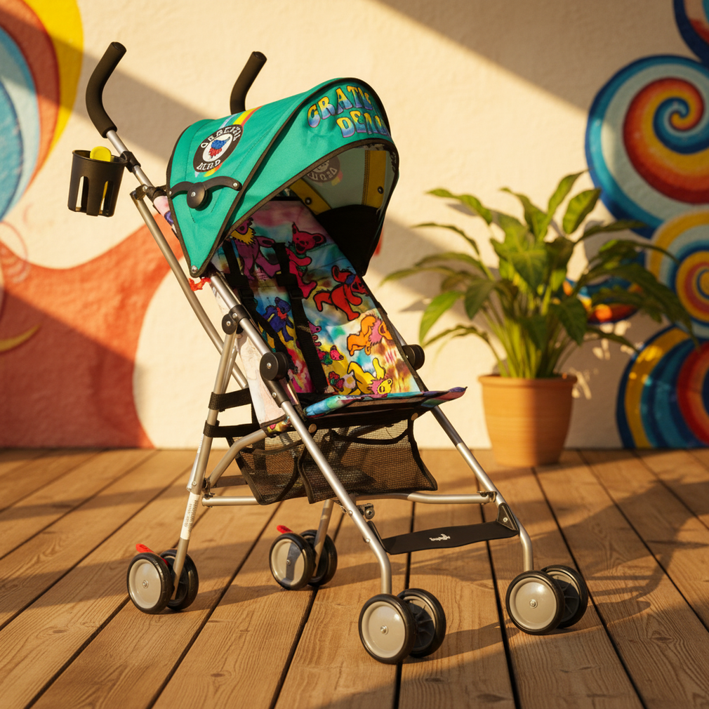 Grateful Dead Stroller Styled