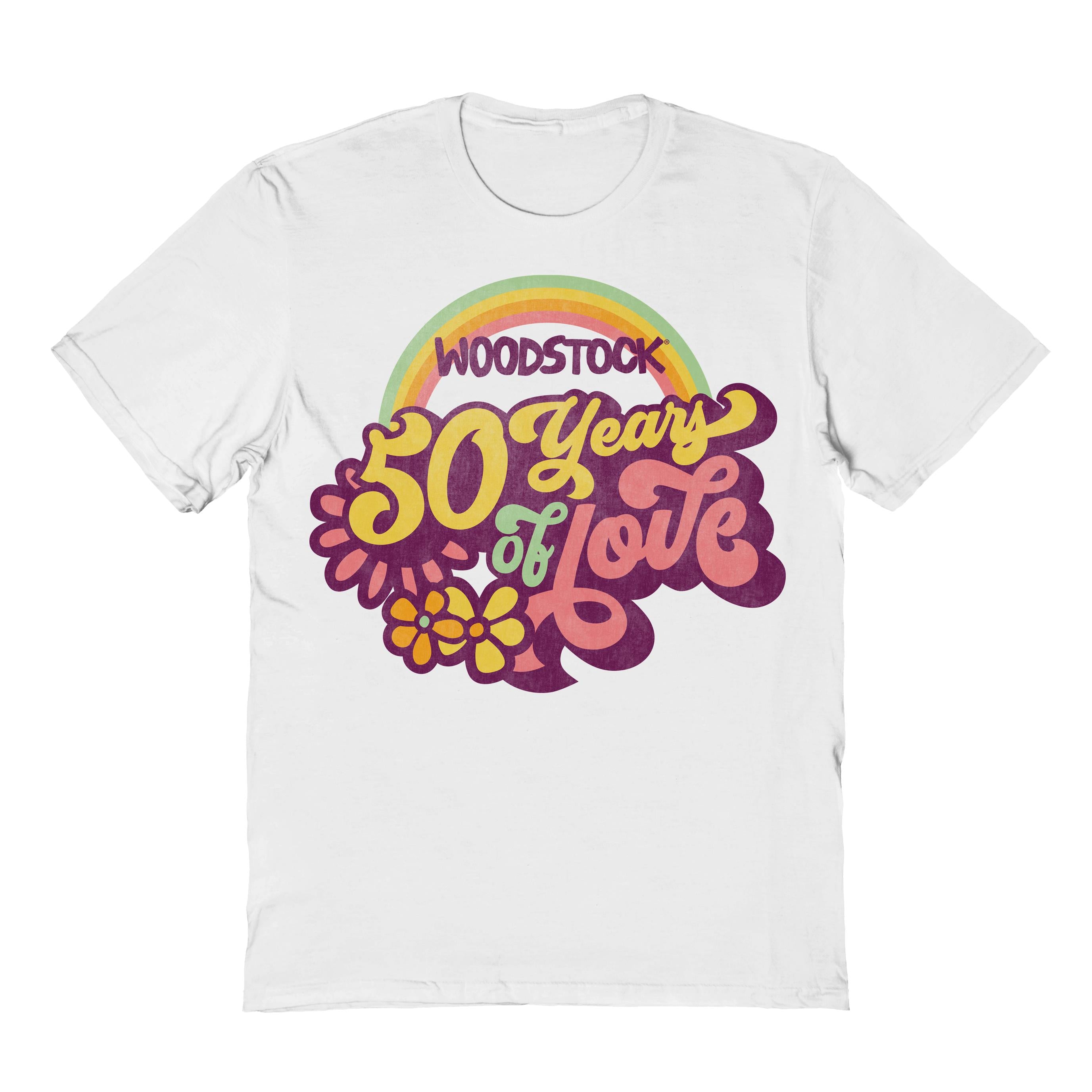 Wholesale Goodie Two Sleeves Woodstock 50 Years Groovy Text T-Shirt