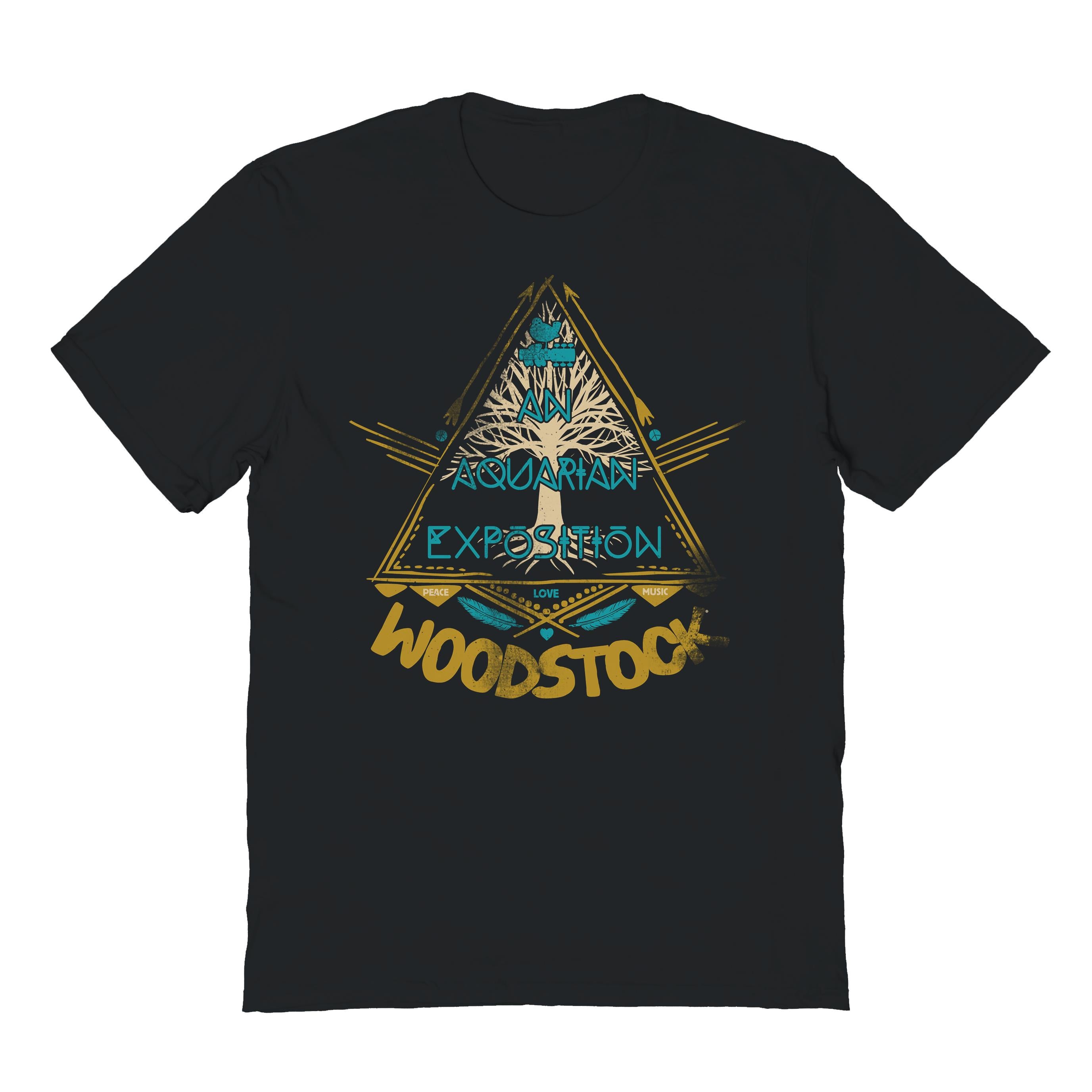 Wholesale Goodie Two Sleeves Woodstock Aquarian Exposition 01 Black T-Shirt