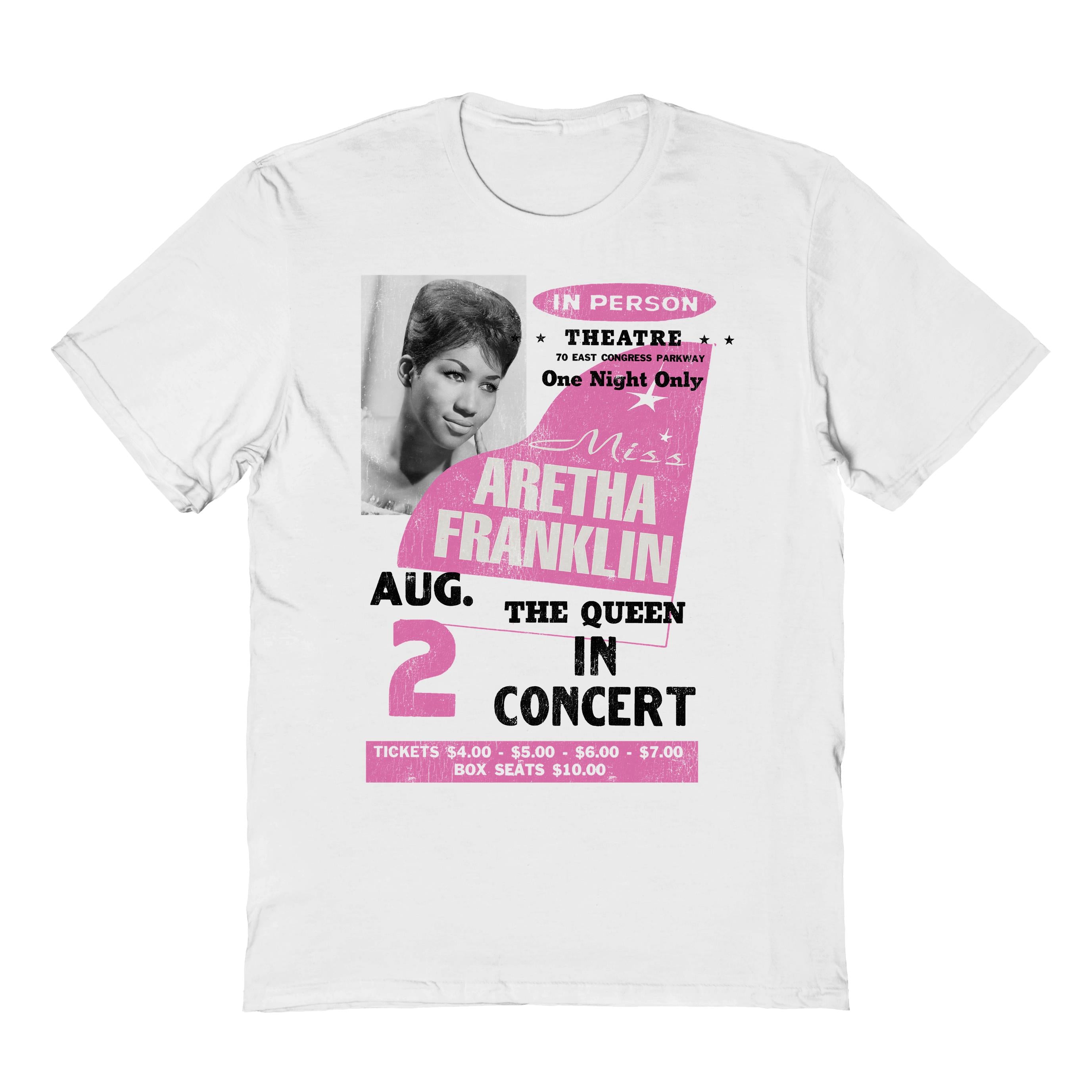 Wholesale Goodie Two Sleeves Aretha Franklin In-Concert T-Shirt