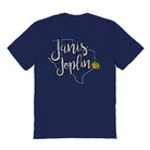 Wholesale Goodie Two Sleeves Janis Joplin Yellow Rose Navy T-Shirt