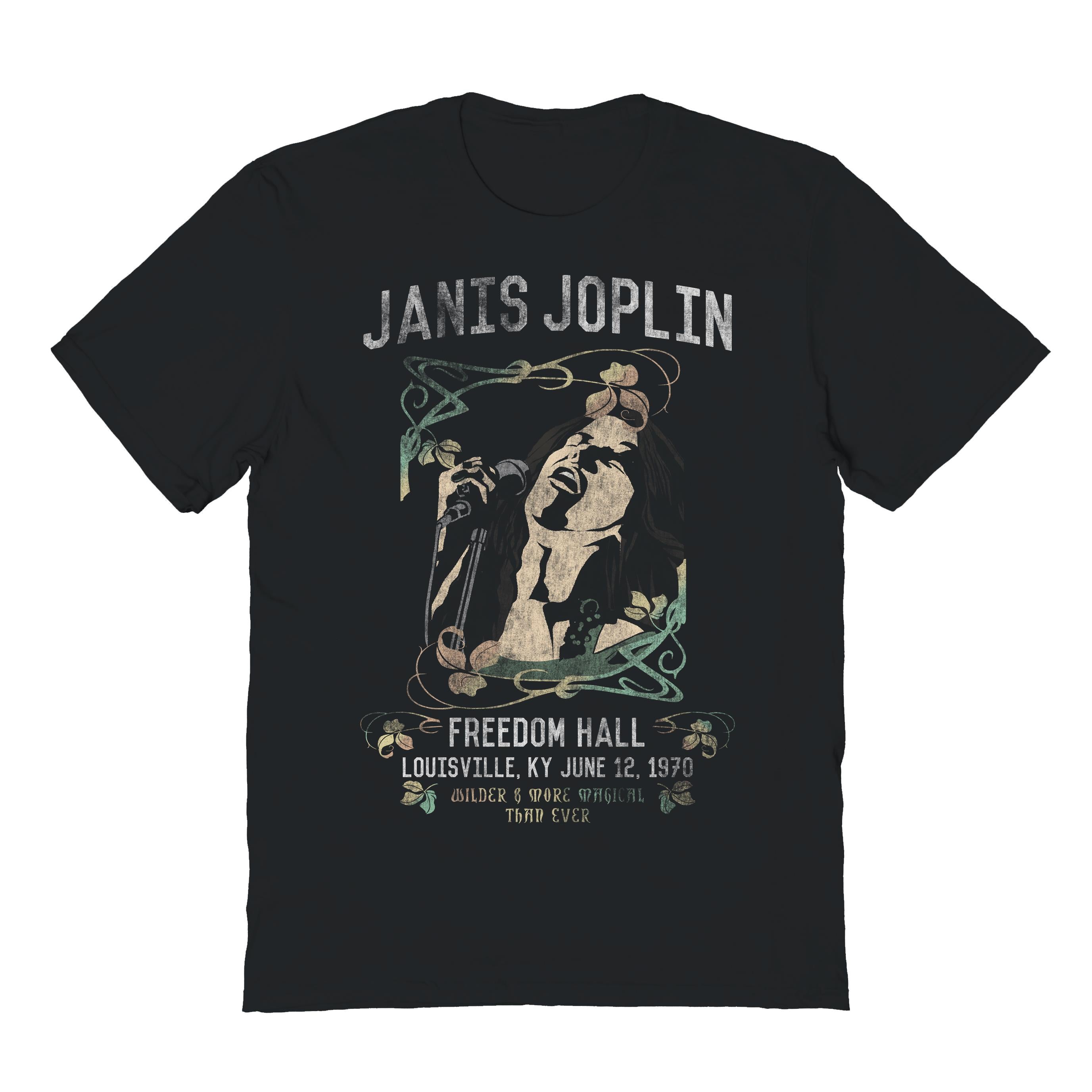 Wholesale Goodie Two Sleeves Janis Joplin Poster Floral T-Shirt