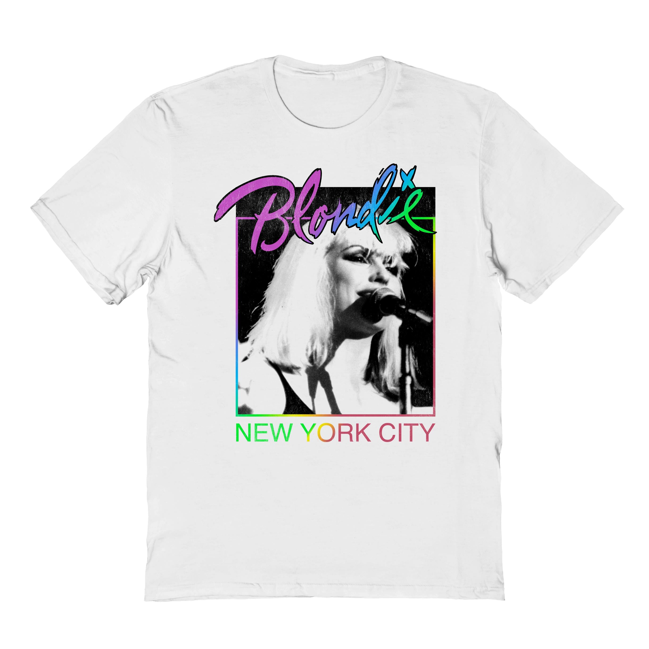 Goodie Two Sleeves Blondie Rainbow NYC T Shirt