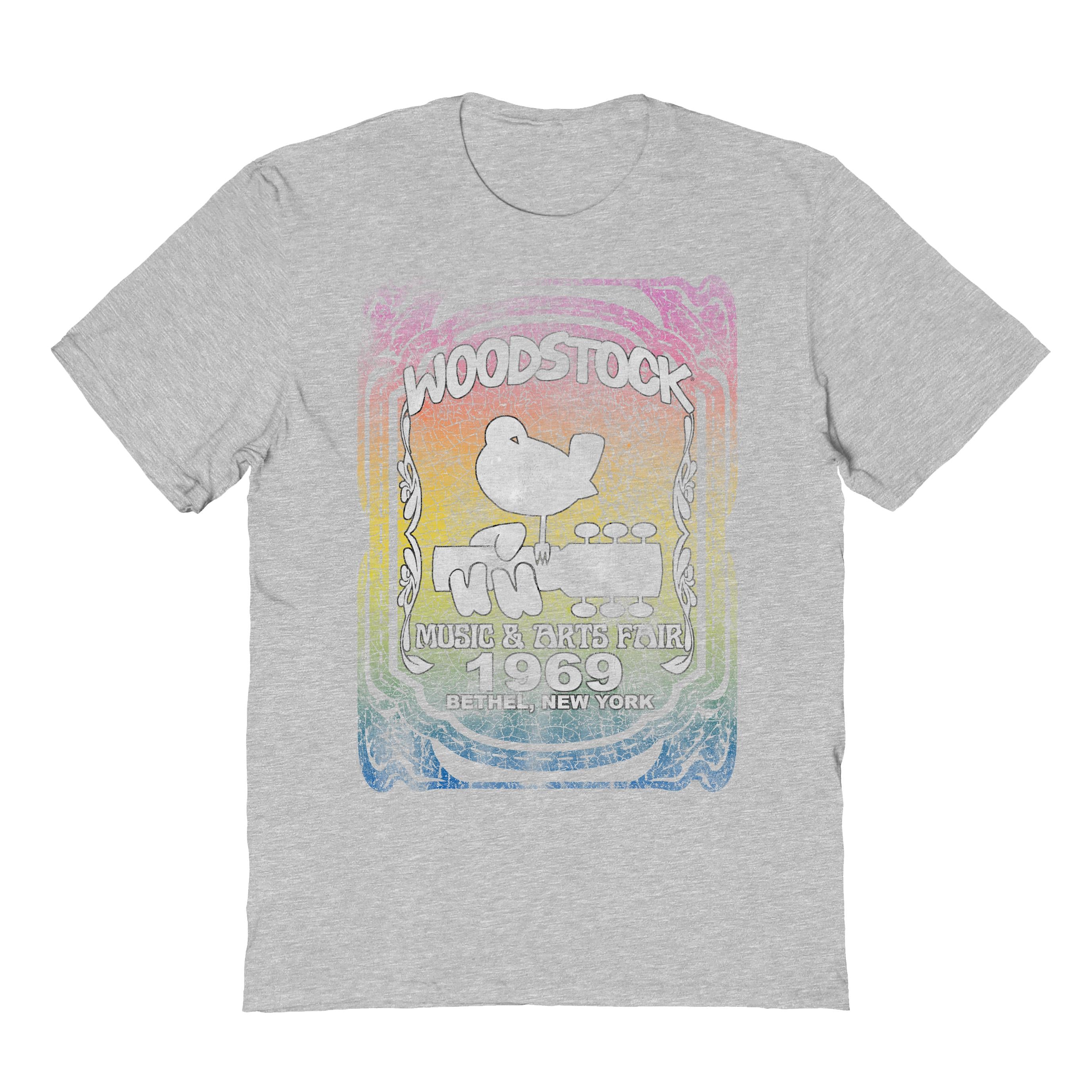 Wholesale Goodie Two Sleeves Woodstock Heather Gray 1969 T-Shirt