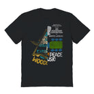 Wholesale Goodie Two Sleeves Woodstock Split Graphic Black T-Shirt