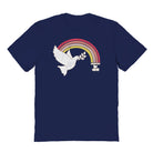 Wholesale Goodie Two Sleeves Woodstock Rainbow 2 Navy T-Shirt