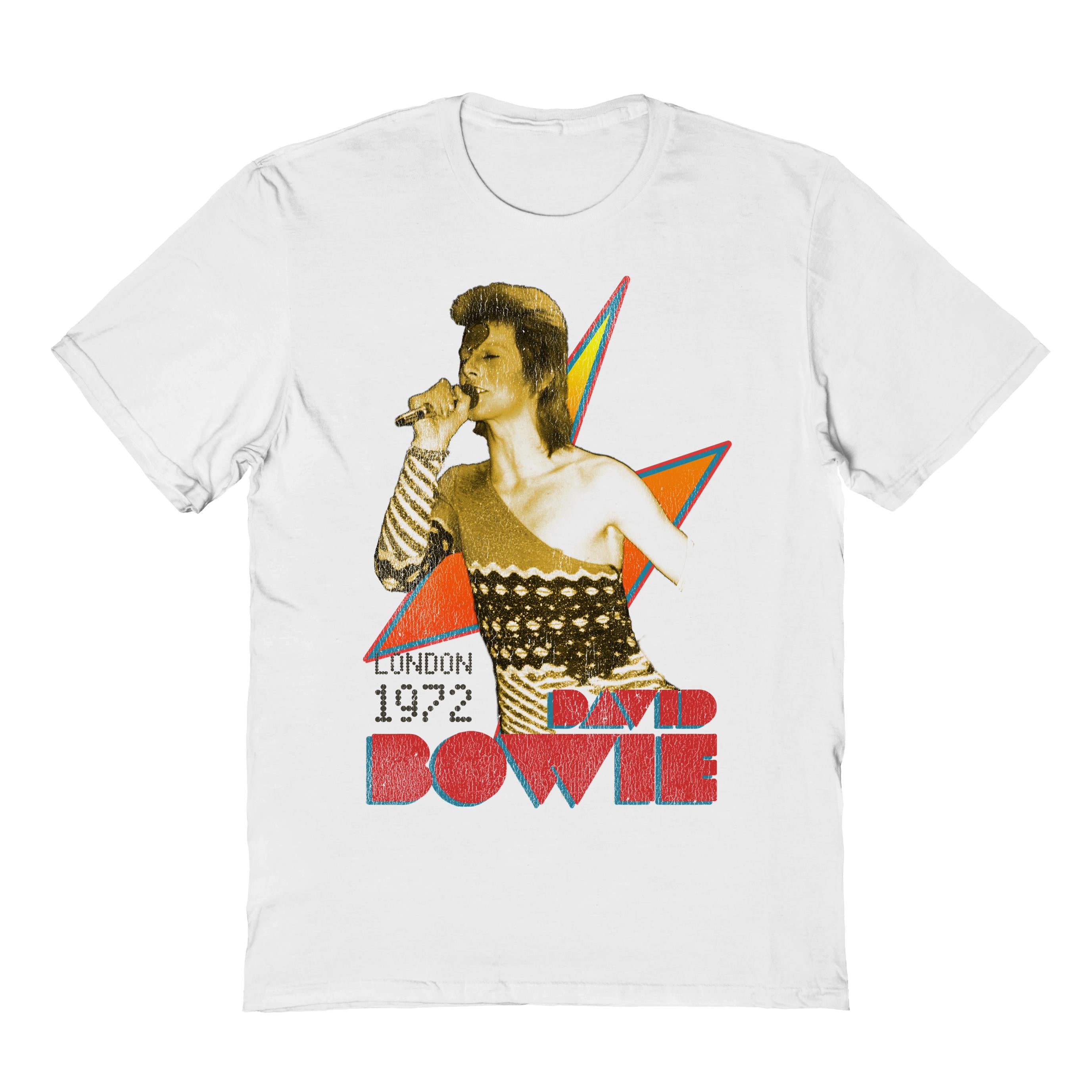 Wholesale Goodie Two Sleeves David Bowie Singing in London T-Shirt