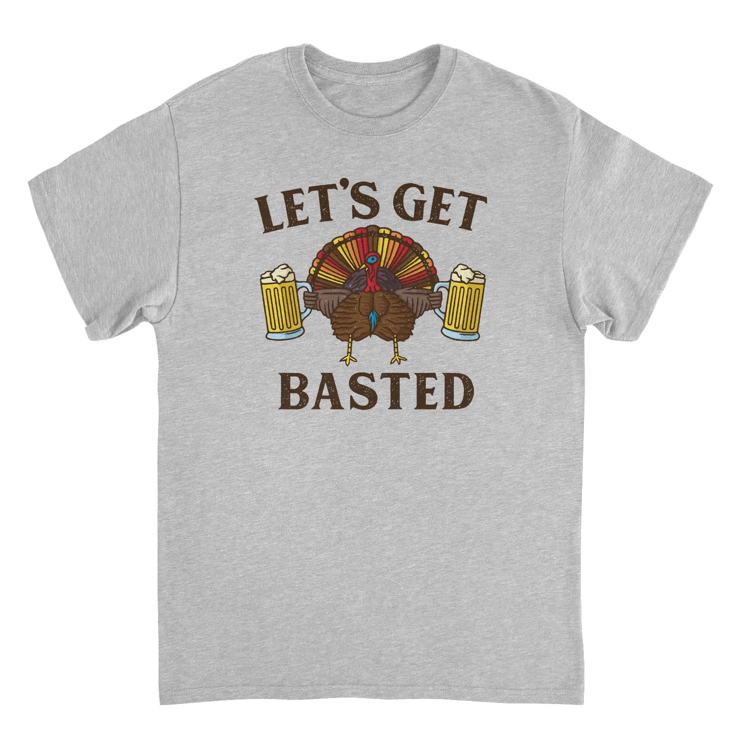 Wholesale Thanksgiving T-Shirt - Let's Get Basted