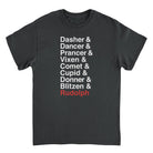 Wholesale Christmas T-Shirt - Reindeer Names