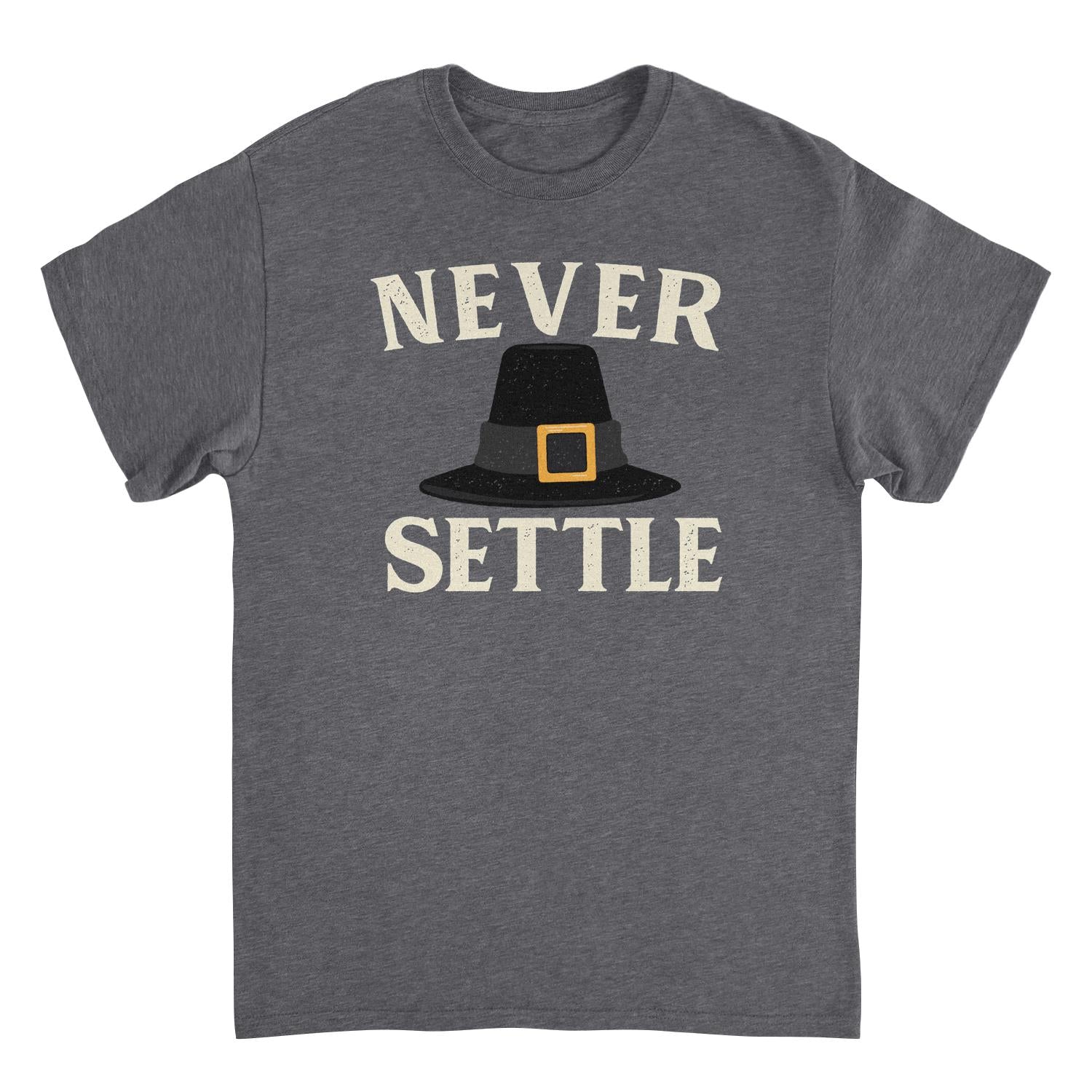 Wholesale Thanksgiving T-Shirt - Never Settle