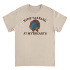 Wholesale Thanksgiving T-Shirt - Stop Staring at my Breasts