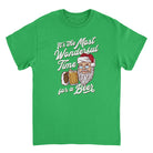 Wholesale Christmas T-Shirt - It's The Most Wonderful Time for a Beer