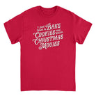 Wholesale Christmas T-Shirt - Bake Cookies and Watch Christmas Movies