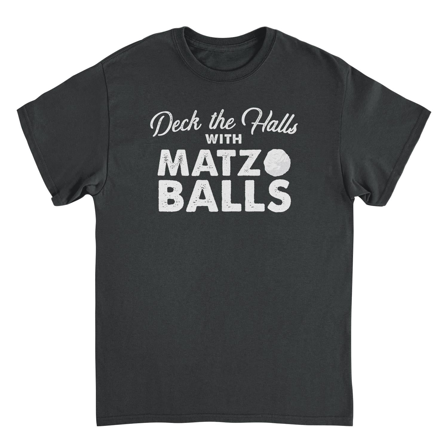 Wholesale Hanukkah T-Shirt - Deck the Halls with Matzo Balls