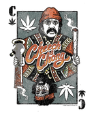 Wholesale Cheech and Chong Playing Card King Character Distressed T-Shirt