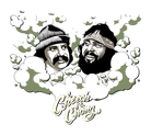Wholesale Cheech and Chong Faces Smoke Cloud T-Shirt