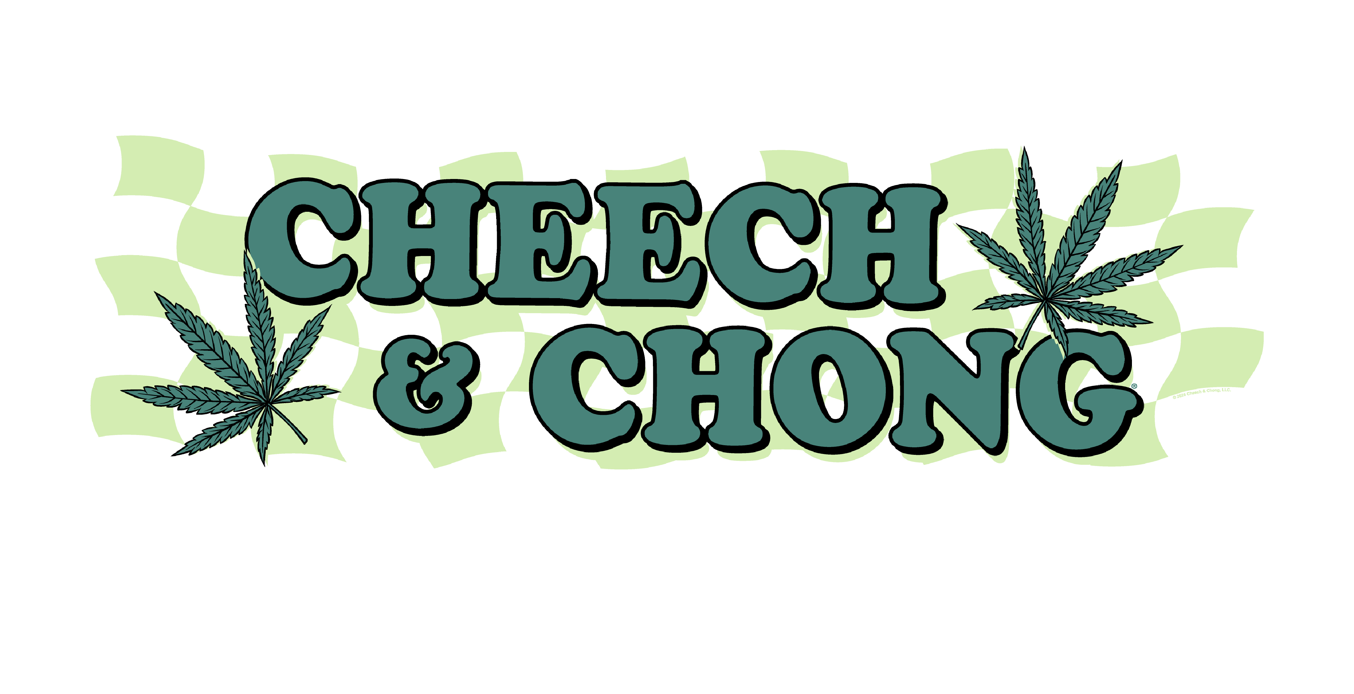 Wholesale Cheech and Chong Checkered Leaf T-Shirt