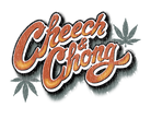 Wholesale Cheech and Chong Vintage Script Distressed Leaf Logo T-Shirt