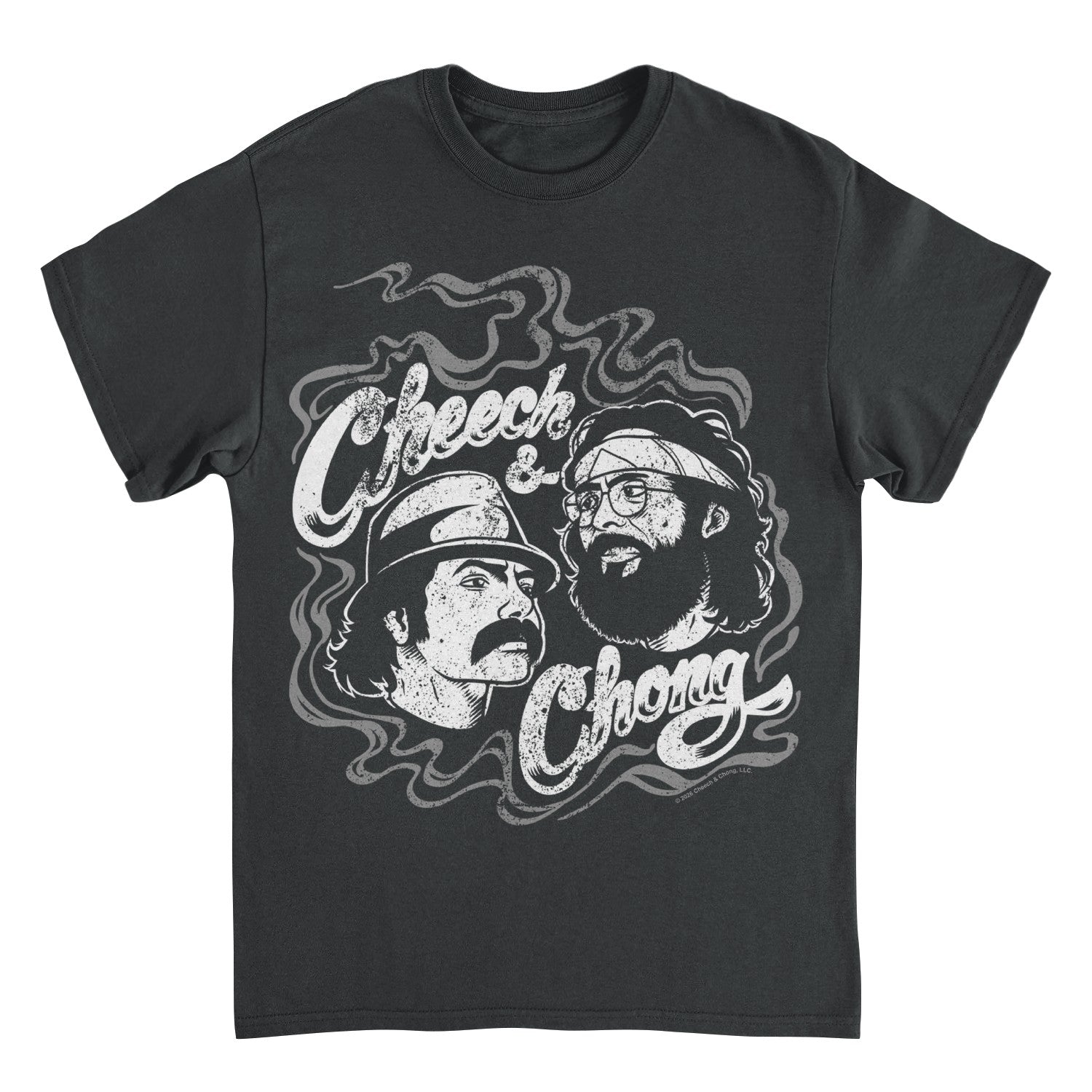 Wholesale Cheech and Chong Classic Duo Smoke Logo T-Shirt