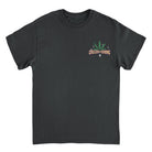 Wholesale Cheech and Chong Leaf Logo Stars Left Chest T-Shirt