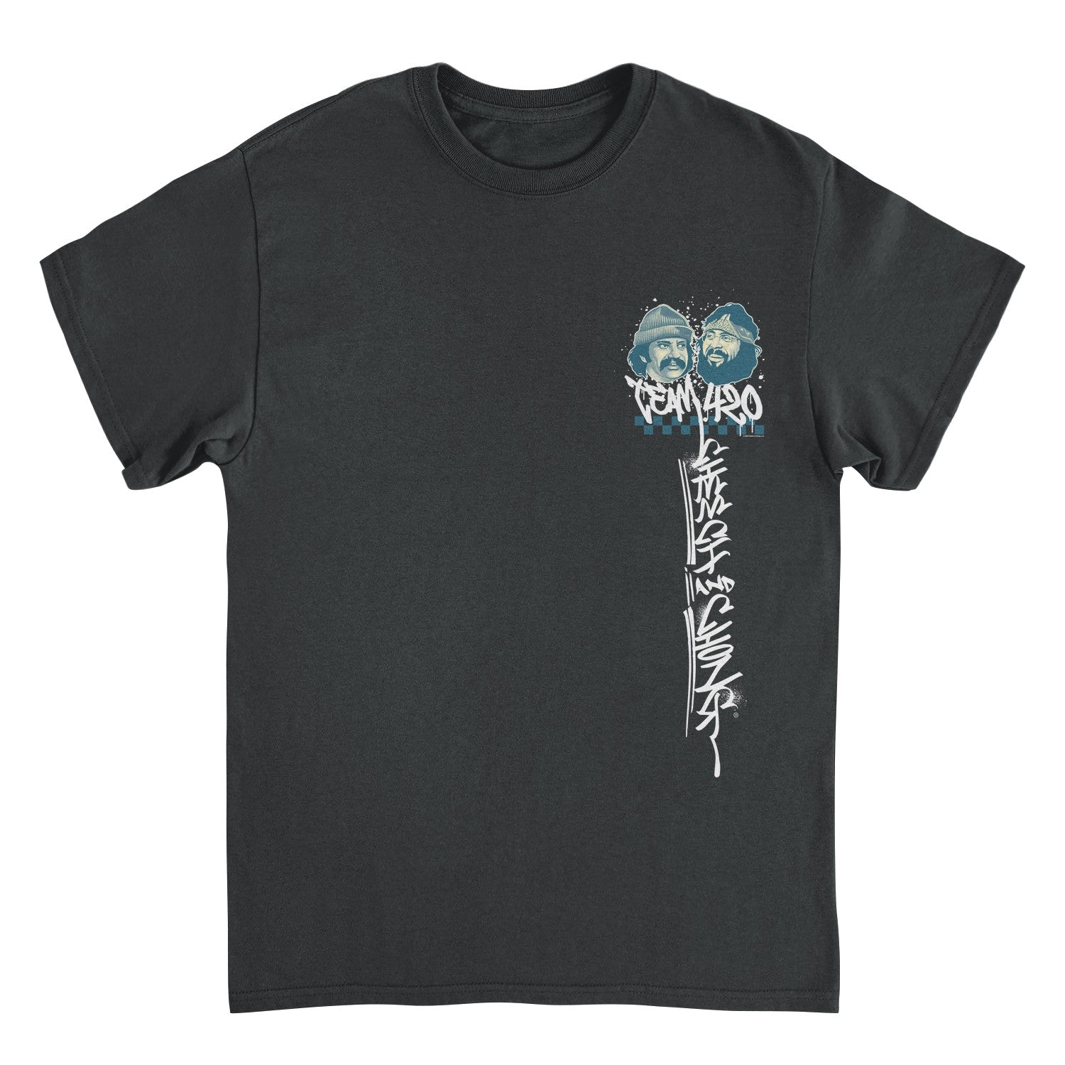 Wholesale Cheech and Chong Team 420 Graffiti Side Logo T-Shirt