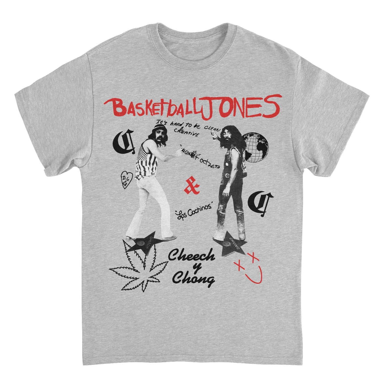 Wholesale Cheech and Chong Basketball Jones Retro T-Shirt