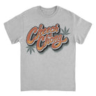 Wholesale Cheech and Chong Vintage Script Distressed Leaf Logo T-Shirt