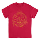 Harry Potter Minimalist Mascot Gryffindor Outline Red T-Shirt