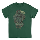 Harry Potter Slytherin Mascot Emblem Forest Green T-Shirt