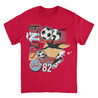 Toffs Retro Soccer Futbol Espana Red T-Shirt