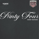 Toffs Retro Soccer Futbol Ninty Four Host Nation Black T-Shirt