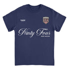 Toffs Retro Soccer Futbol Ninty Four Host Nation Navy T-Shirt