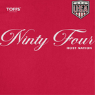 Toffs Retro Soccer Futbol Ninty Four Host Nation Red T-Shirt