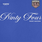Toffs Retro Soccer Futbol Ninty Four Host Nation Royal T-Shirt