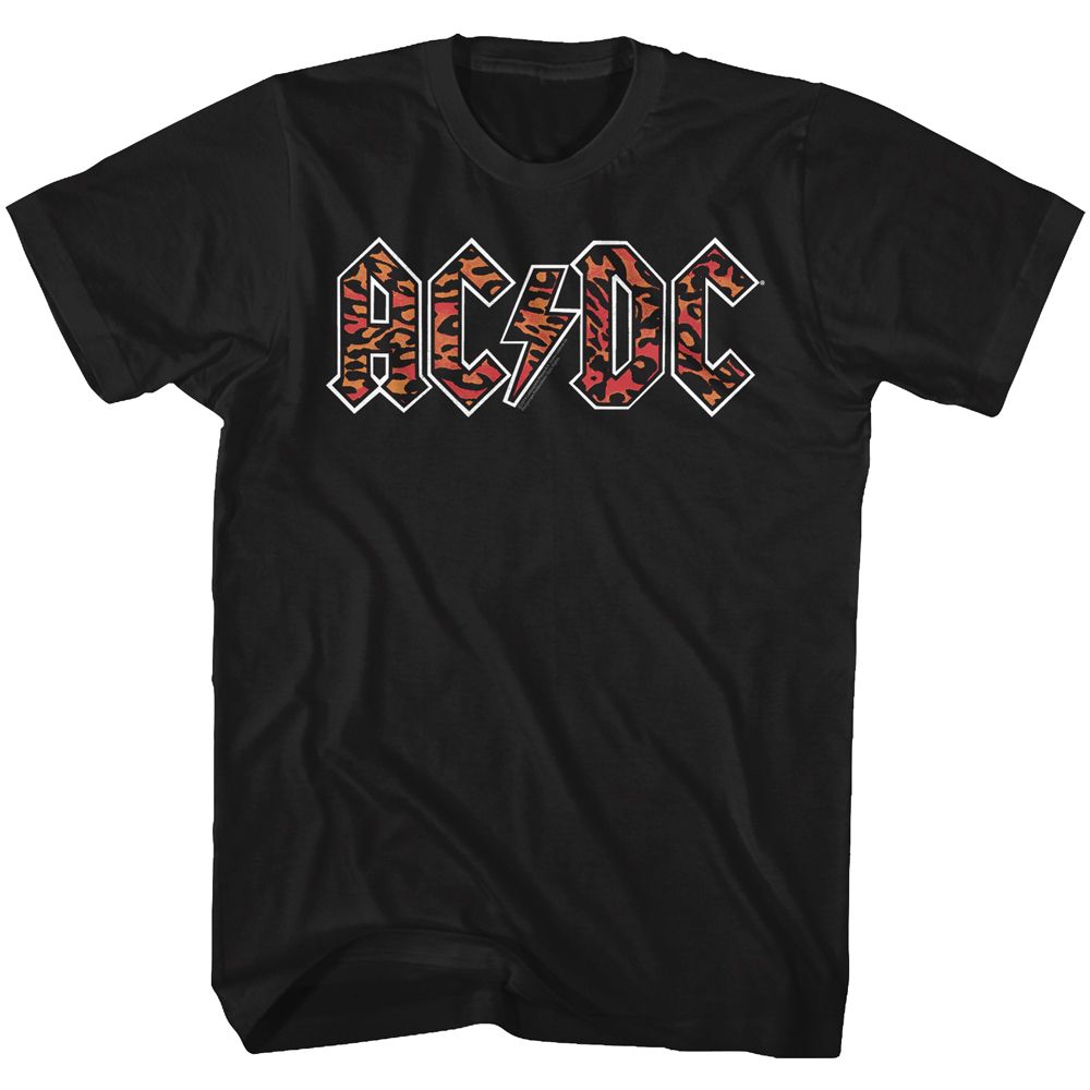 Wholesale AC/DC Leopard Print T-Shirt