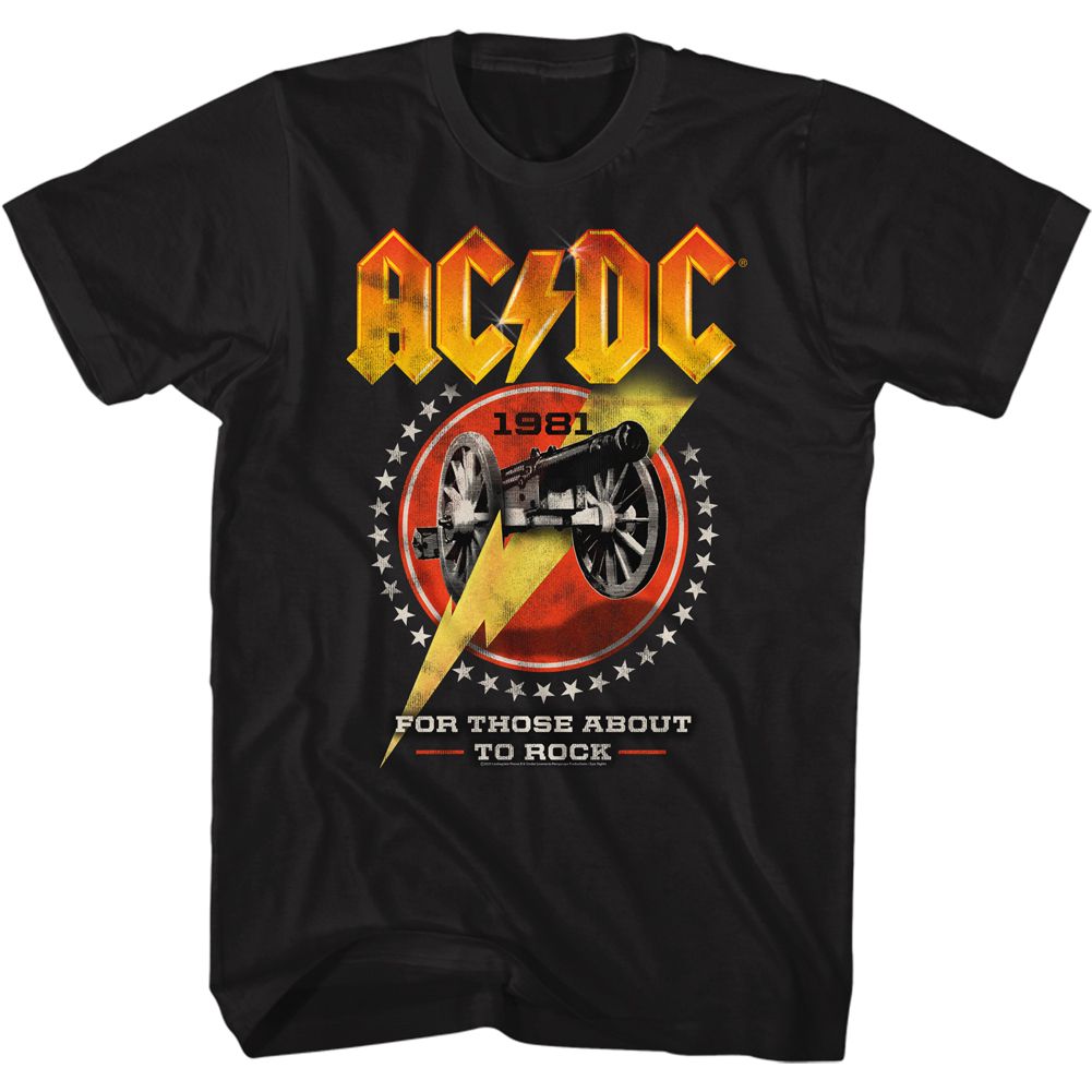 Wholesale AC/DC Cannon Lightning T-Shirt