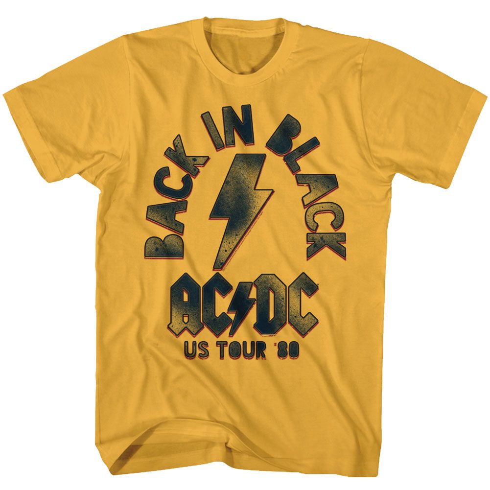 Wholesale AC/DC Back in Black T-Shirt