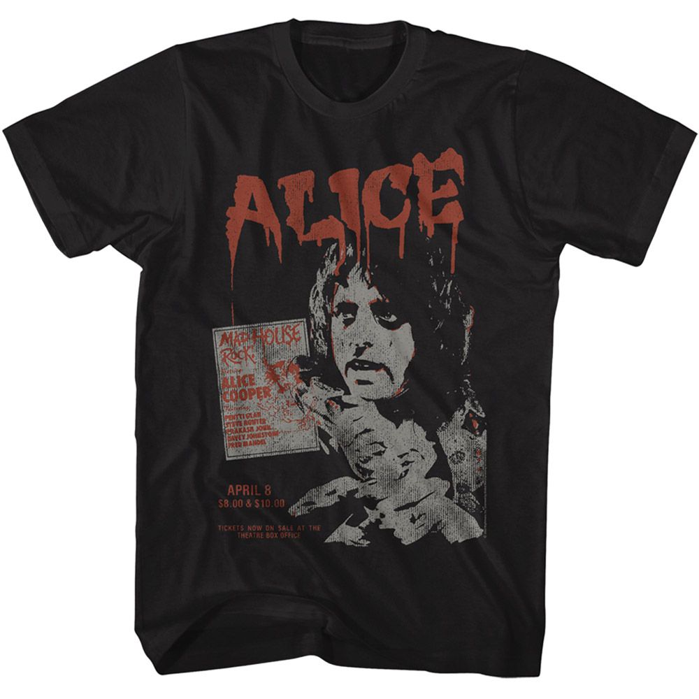 Wholesale Alice Cooper Madhouse Rock T-Shirt