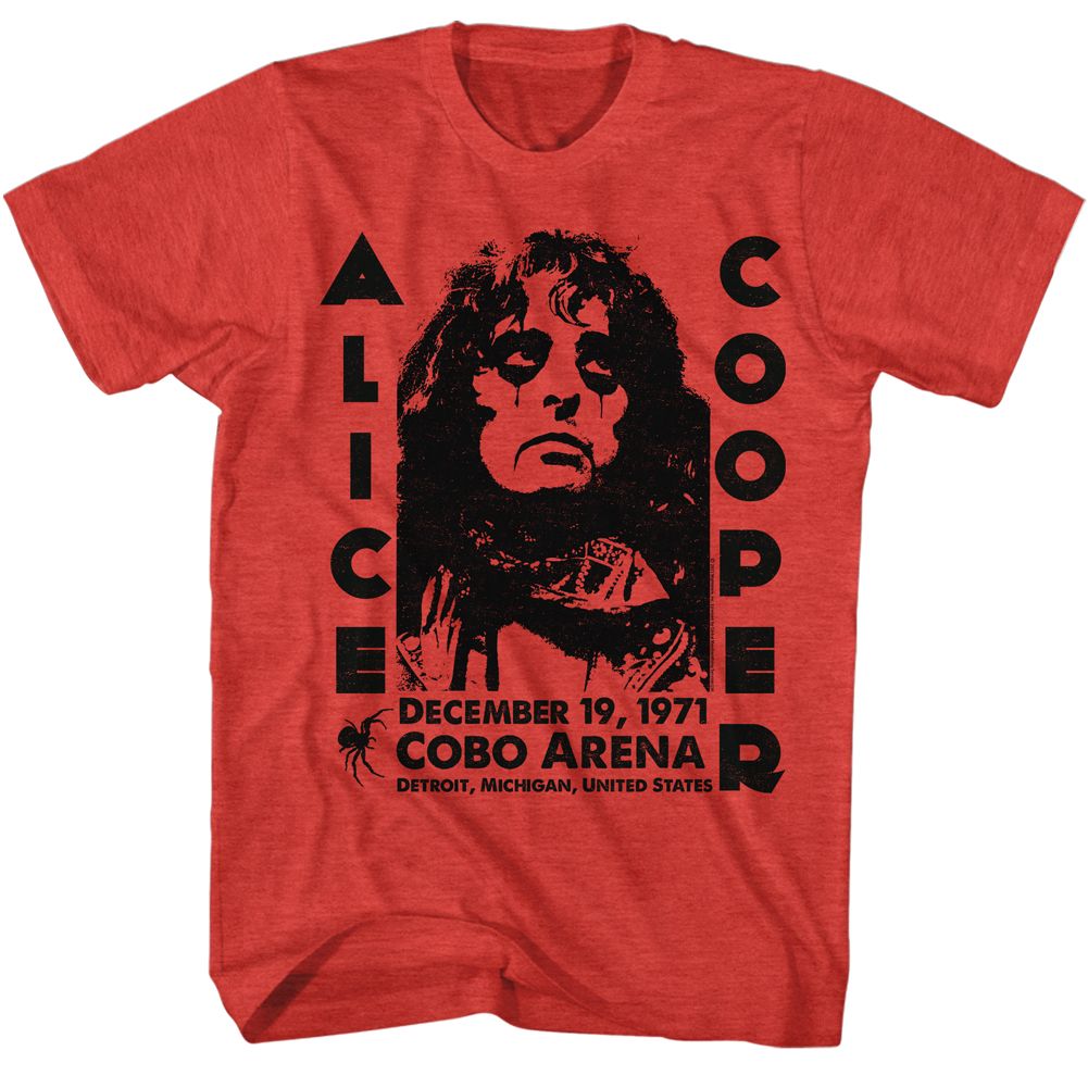 Wholesale Alice Cooper Cobo Arena 1971 T-Shirt