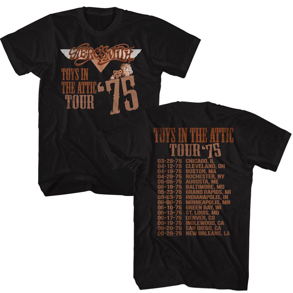 Wholesale Aerosmith Toys in the Attic Tour 75 T-Shirt