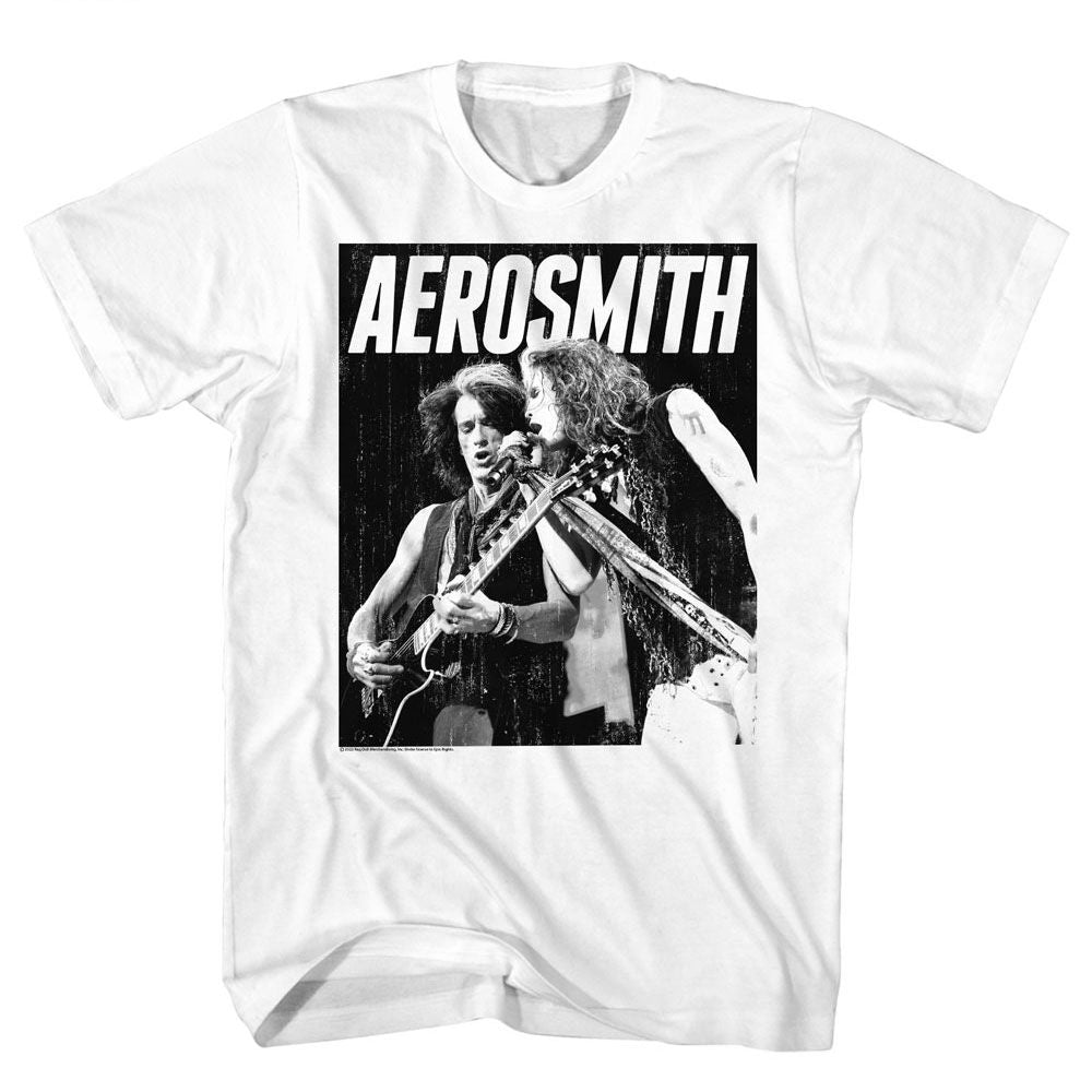 Wholesale Aerosmith Black and White T-Shirt