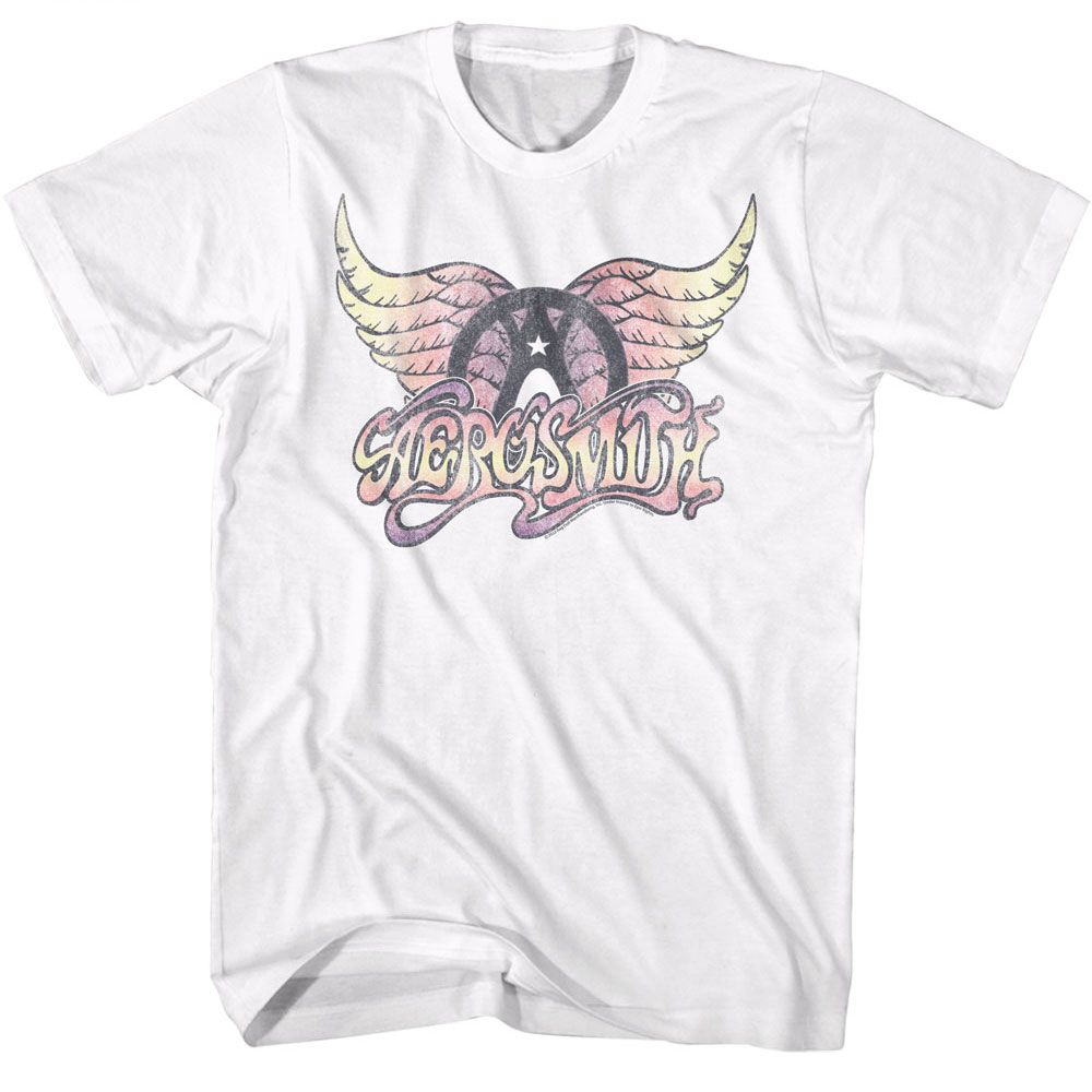 Wholesale Aerosmith Faded Pinks T-Shirt