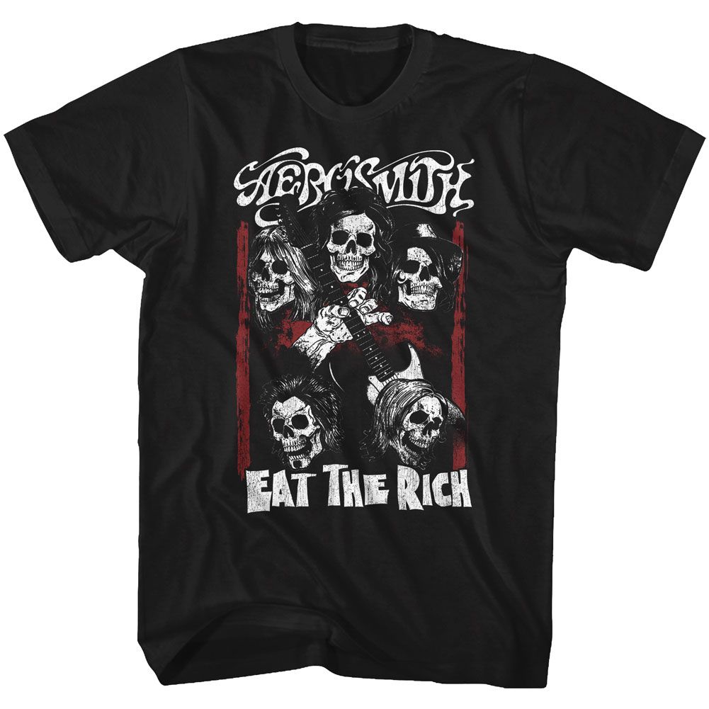 Wholesale Aerosmith Eat the Rich Skull T-Shirt