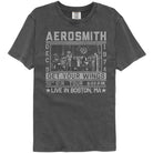 Wholesale Aerosmith Get your Wings Boston 1974 Premium Dye Wash Fashion Band Tee