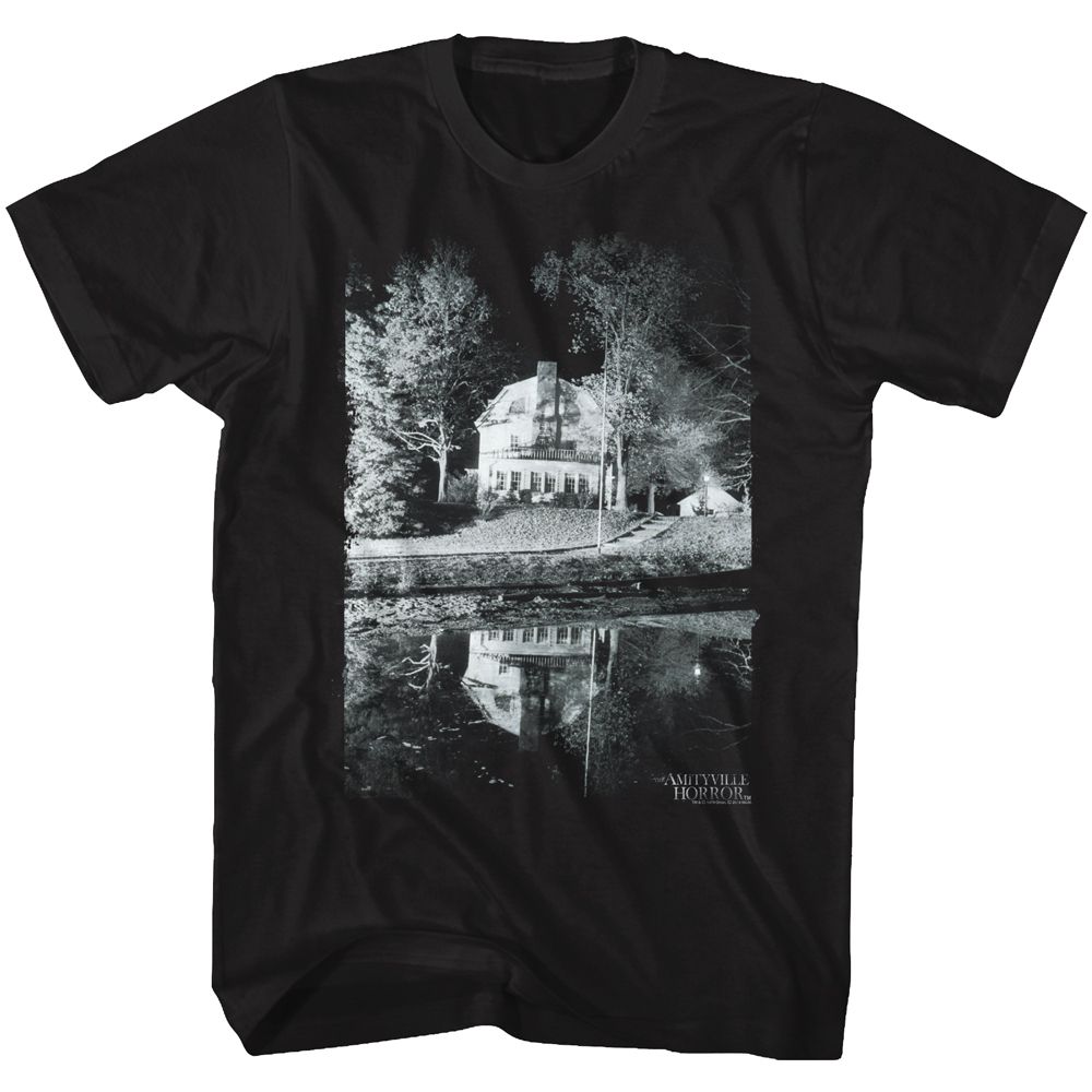 Wholesale Amityville Horror Movie Good Night Black Adult T-Shirt