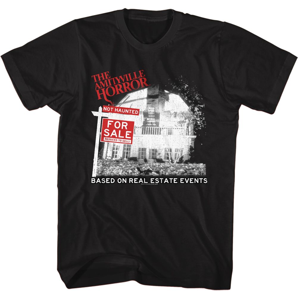 Wholesale Amityville Horror Movie for Sale Black Adult T-Shirt