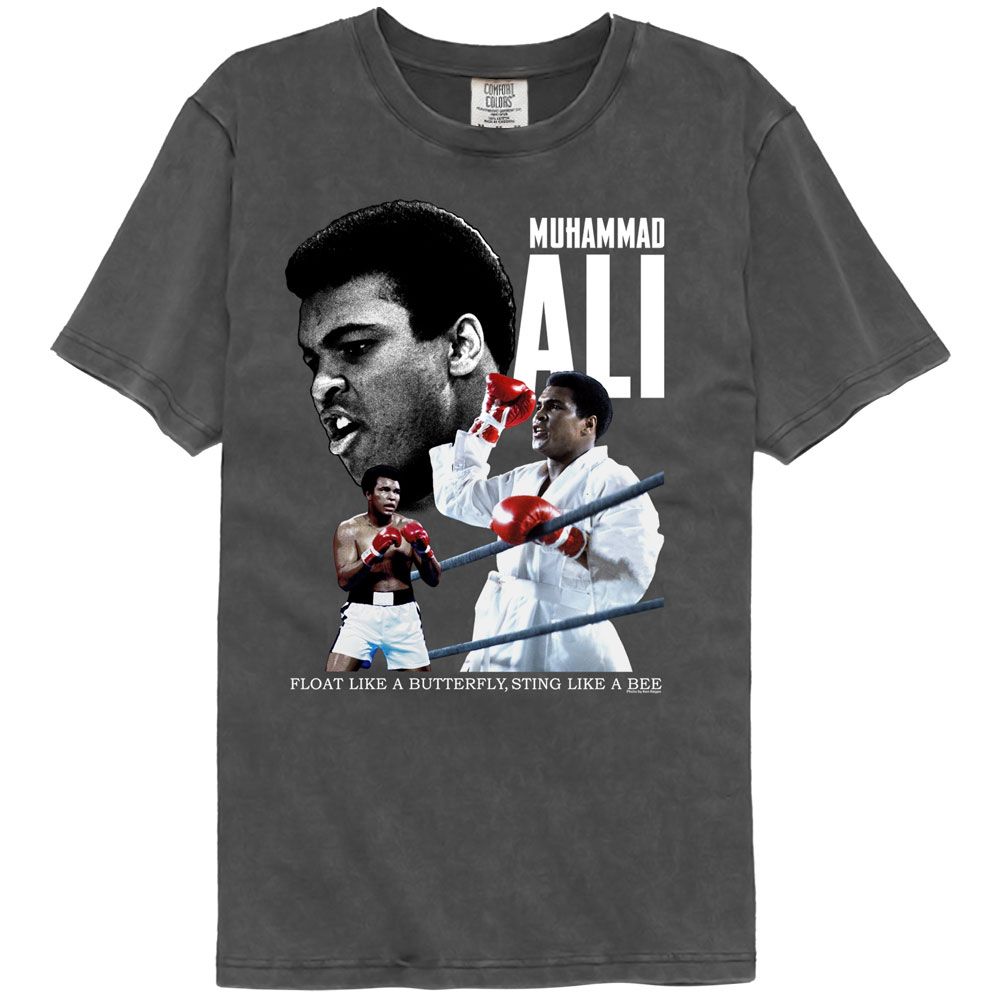 Wholesale Muhammad Ali Sting Like a Bee Premium Dye Fashion Boxing T-Shirt